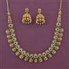 Antique Temple Necklace with Matte Gold Plating