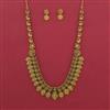 Antique Temple Necklace with Matte Gold Plating