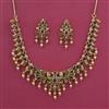 Antique Birds Necklace with Matte Gold Plating