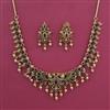 Antique Birds Necklace with Matte Gold Plating