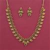 Antique Birds Necklace with Matte Gold Plating
