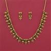 Antique Temple Necklace with Matte Gold Plating