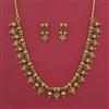 Antique Temple Necklace with Matte Gold Plating