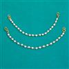 Antique Pearl Ear Chain with Gold Plating