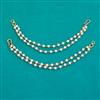 Antique Pearl Ear Chain with Gold Plating