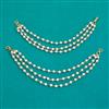 Antique Pearl Ear Chain with Gold Plating