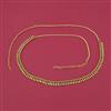 Antique Plain Gold Belt with Gold Plating