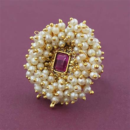 Antique Adjustable Ring with Gold Plating