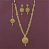 Antique Long Necklace with Gold Plating