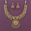 Antique Birds Necklace with Matte Gold Plating