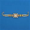 Antique Pearl Watch With Matte Gold Plating