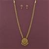 Antique Birds Necklace with Matte Gold Plating