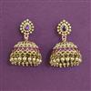 Antique Jhumki with Matte Gold Plating