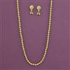 Antique Plain Gold Mala with Gold Plating