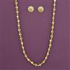Antique Plain Gold Mala with Gold Plating