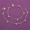 Antique Pearl Payal with Gold Plating
