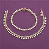 Antique Pearl Payal with Gold Plating