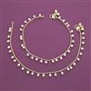 Antique Pearl Payal with Gold Plating