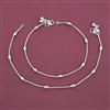 Antique Delicate Payal with Rhodium Plating