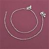 Antique Delicate Payal with Rhodium Plating