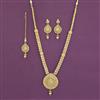 Antique Long Necklace with Gold Plating