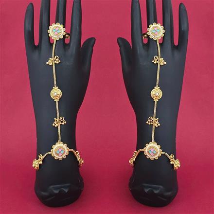 Antique Pearl Hath Pan with Matte Gold Plating