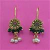 Antique Delicate Earring with Matte Gold Plating