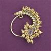 Antique Classic Nose Ring with Matte Gold Plating