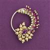Antique Classic Nose Ring with Matte Gold Plating