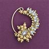 Antique Classic Nose Ring with Matte Gold Plating
