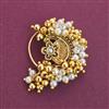 Antique Classic Nose Ring with Matte Gold Plating