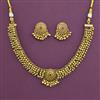 Antique Classic Necklace with Matte Gold Plating