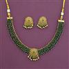 Antique Classic Necklace with Matte Gold Plating