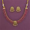 Antique Classic Necklace with Matte Gold Plating