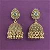 Antique Jhumki with Matte Gold Plating