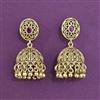 Antique Jhumki with Matte Gold Plating