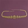 Antique Temple Belt with Matte Gold Plating