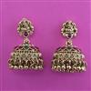 Antique Jhumki with Matte Gold Plating