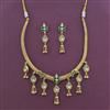 Antique Classic Necklace with Matte Gold Plating