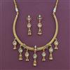 Antique Classic Necklace with Matte Gold Plating