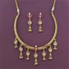 Antique Classic Necklace with Matte Gold Plating