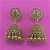 Antique Jhumki with Matte Gold Plating