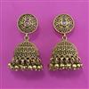 Antique Jhumki with Matte Gold Plating