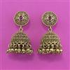 Antique Jhumki with Matte Gold Plating