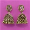 Antique Jhumki with Matte Gold Plating