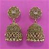 Antique Jhumki with Matte Gold Plating