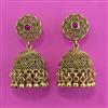 Antique Jhumki with Matte Gold Plating