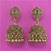 Antique Jhumki with Matte Gold Plating