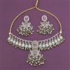 Antique Classic Necklace with Mehndi Plating