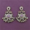 Antique Long Earring with Mehndi Plating